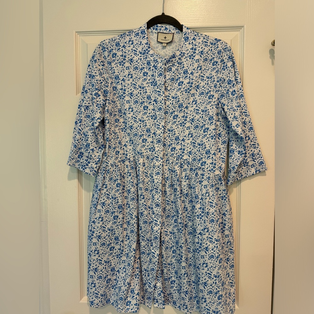 Tuckernuck Royal shirt dress